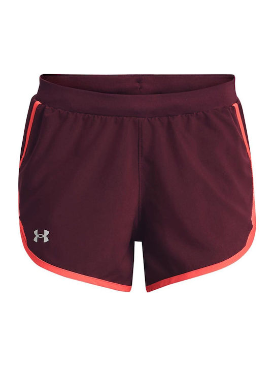 Fly Women's Sporty Shorts Burgundy