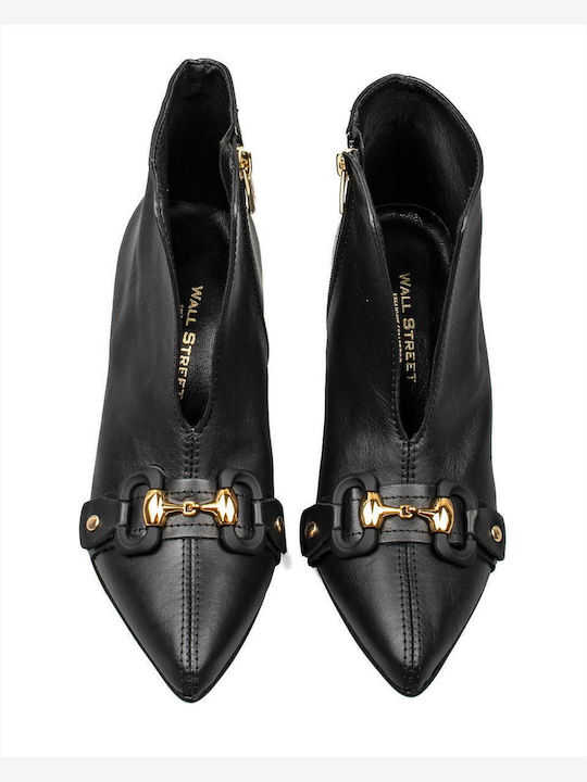 Leather Women's Ankle Boots Black