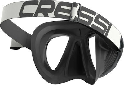 CressiSub Diving Mask Silicone in Black color