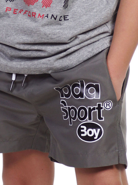 Body Action Kids Swimwear Swim Shorts Gray