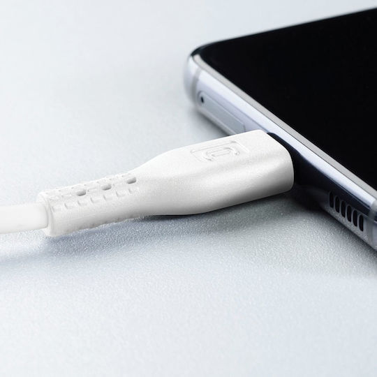 Cellular Line Regular USB 2.0 Cablu USB-C bărbătesc - USB-A Alb 2m (USBDATACUSBC2MW)
