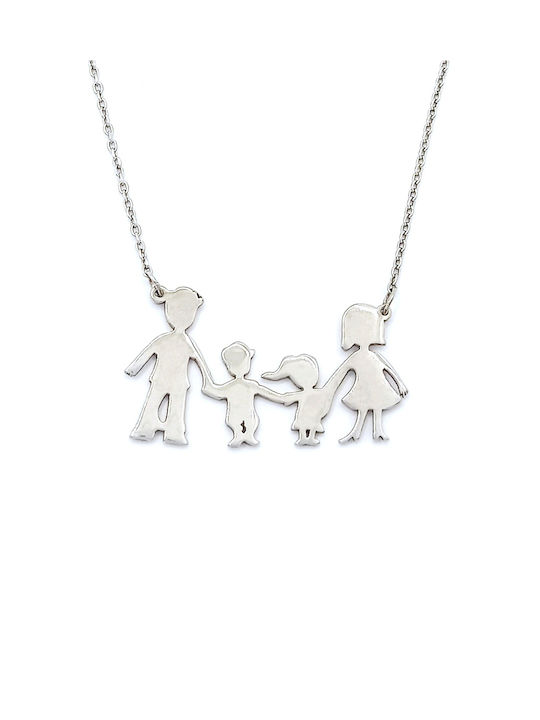 PS Silver Necklace Family from Silver