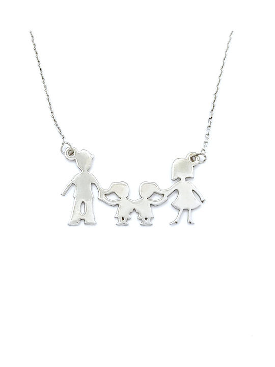 PS Silver Necklace Family from Silver