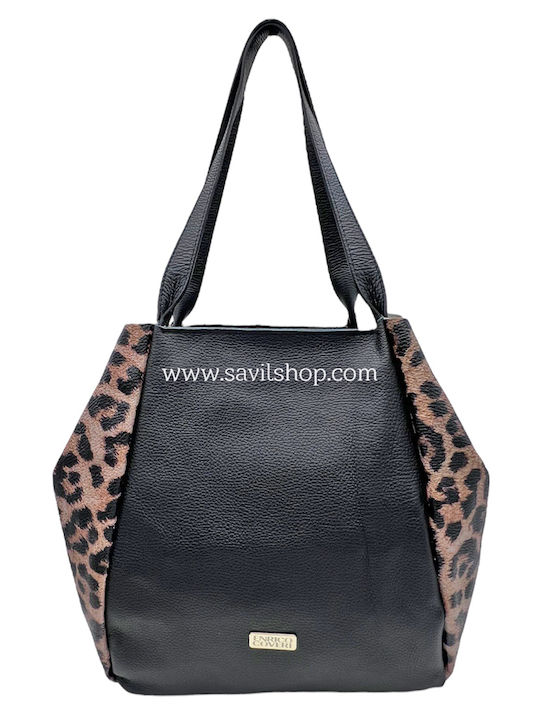 Savil Leather Women's Bag Shoulder Black