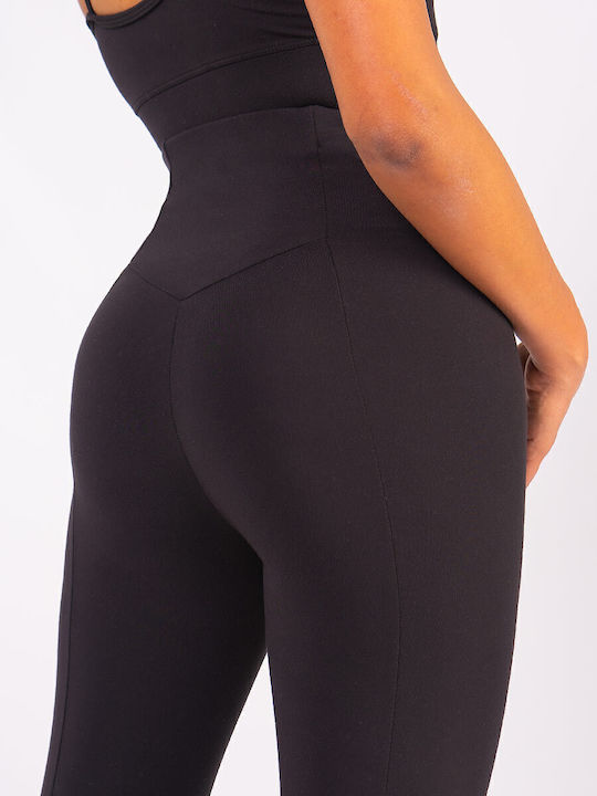 Women's Long Yoga Legging High Waisted Black