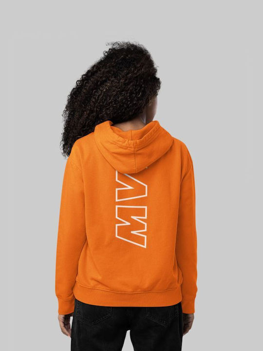 TKT Women's Hooded Fleece Sweatshirt Orange