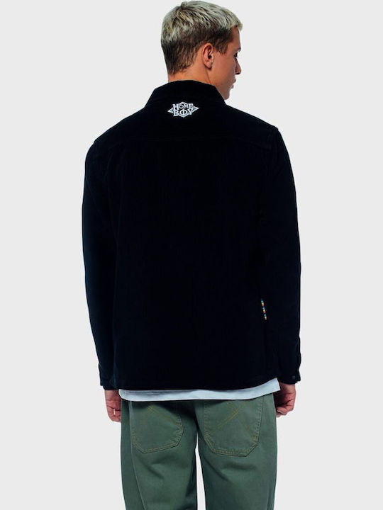 Homeboy Corduroy Shirt Black