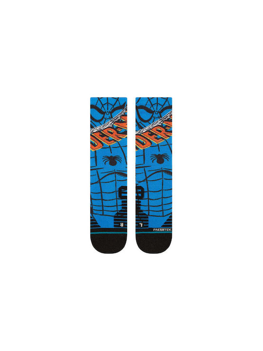 Stance Spiderman Mid Athletic Socks Blue 1 Pair