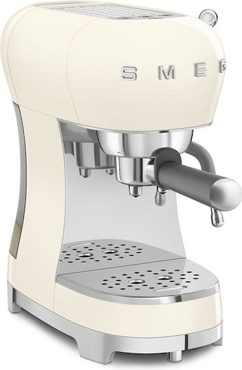 Smeg 1350W Налягане 15бар Cream ECF02CRUK