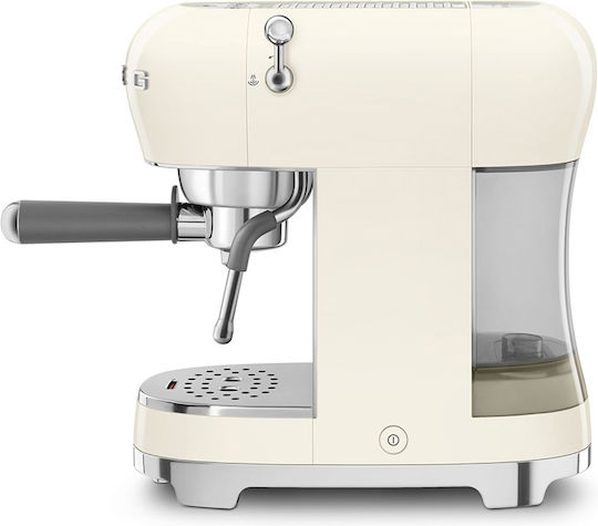 Smeg 1350W Налягане 15бар Cream ECF02CRUK