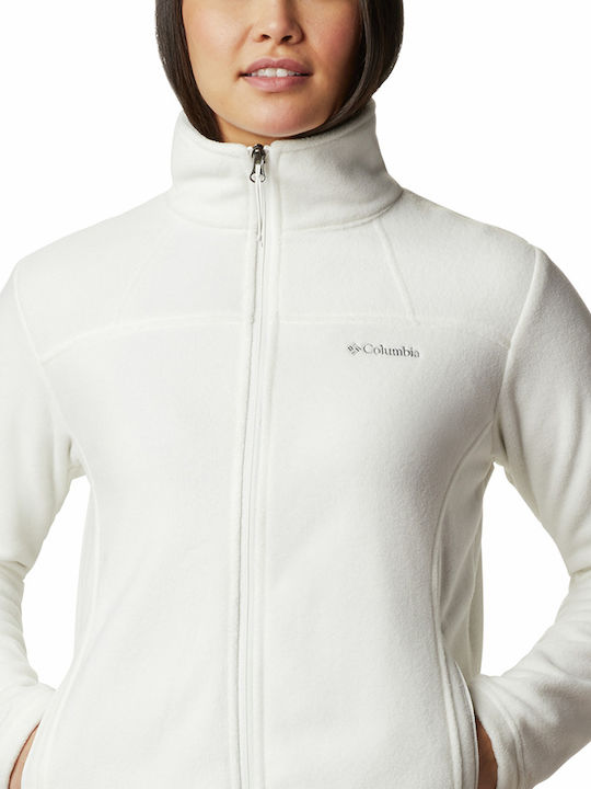 Fast Trek Ii Full Women's Cardigan with Zipper White