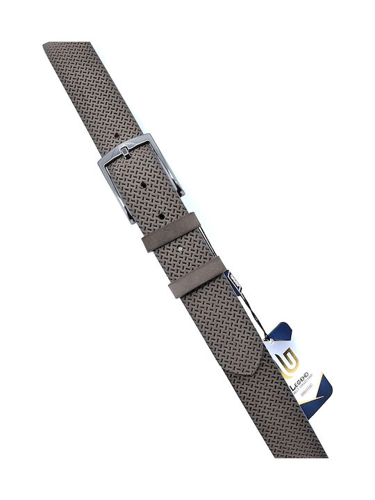 Herren Gürtel Leder Mocha