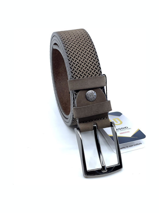 Herren Gürtel Leder Mocha