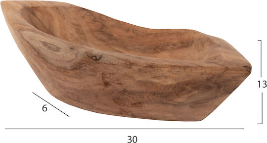 HomeMarkt Διακοσμητικό Χώρου από Ξύλο 30x6x13cm HomeMarkt Διακοσμητικό Χώρου από Ξύλο 30x6x13cm