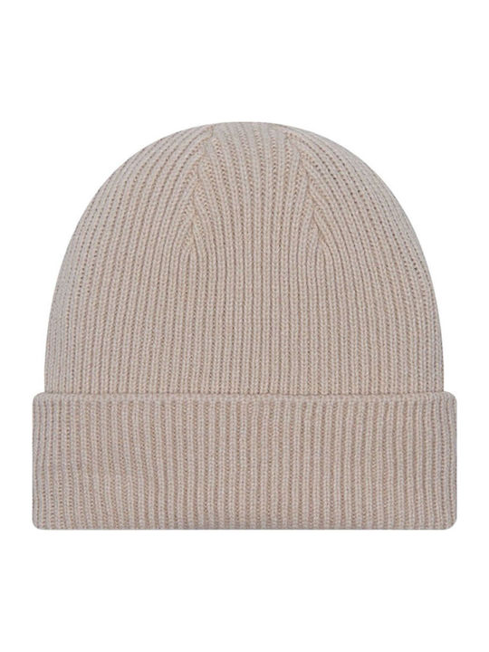 Beanie Beanie Knitted in Beige color