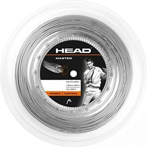 Head Tennis-Saiten Silber 200m, Ø1.28mm