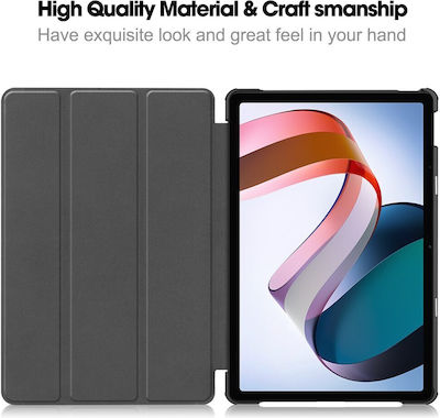 Tri-fold Flip Cover Piele artificială Rezistentă Negru (Redmi Pad SE 11" - Redmi Pad SE 11") 034976