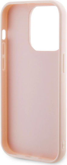 Karl Lagerfeld 3d Logo Glitter Back Cover Σιλικόνης / Πλαστικό Ροζ (iPhone 15 Pro Max)