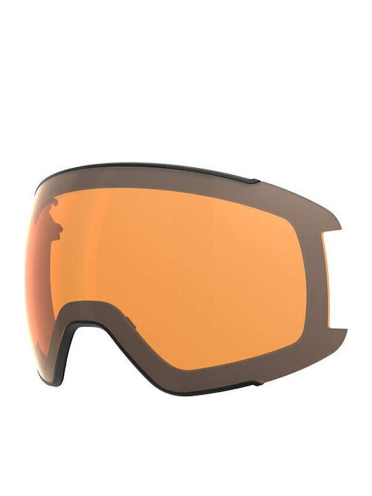 Head Μάσκα Σκι & Snowboard Ενηλίκων Μπλε με Φακό σε Χρυσό Χρώμα