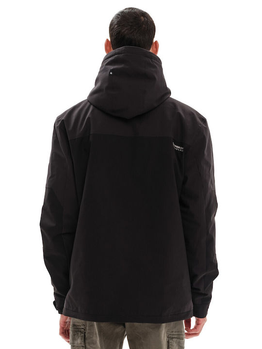 Winter Jacket Waterproof Black