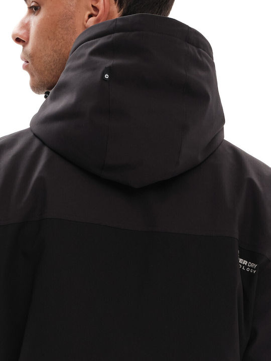 Winter Jacket Waterproof Black
