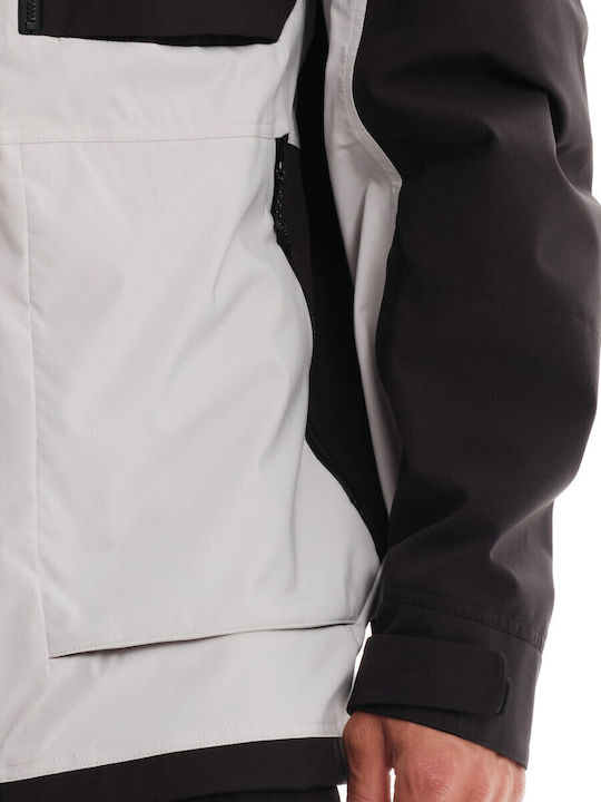 Winter Jacket Waterproof Beige/Black