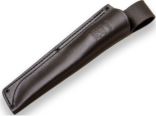 Joker Nomad Survival Knife Brown in Leather Sheath