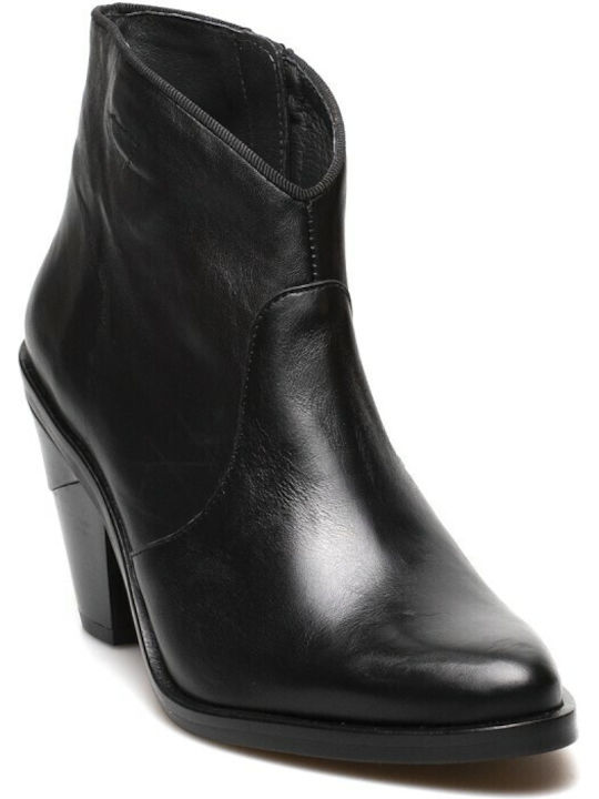 Kanna Damen Cowboy-Stiefeletten Schwarz