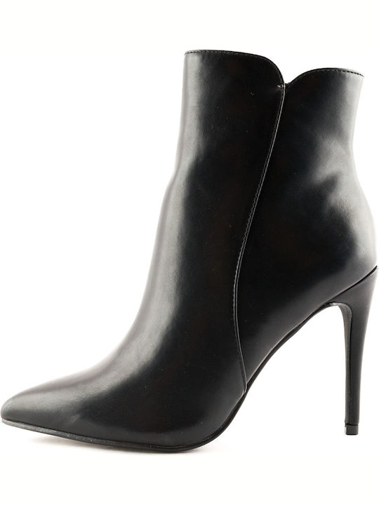Дамски Chelsea Ботуши с Висока Пета Черни