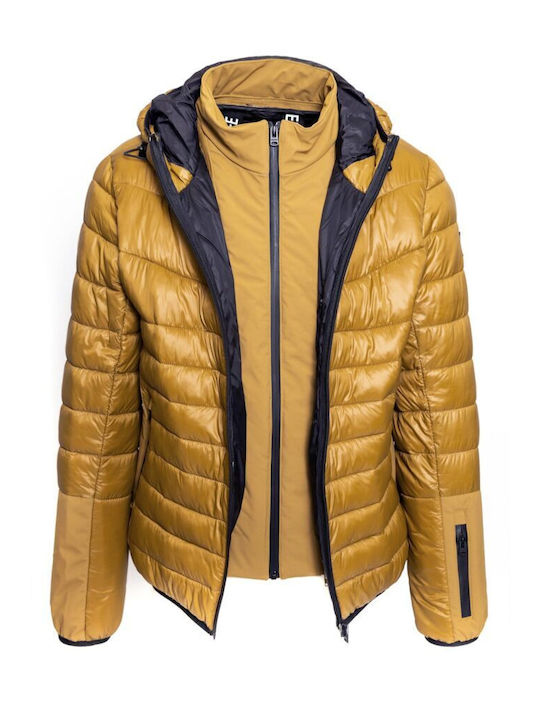 Yes-Zee Men's Winter Jacket mustard