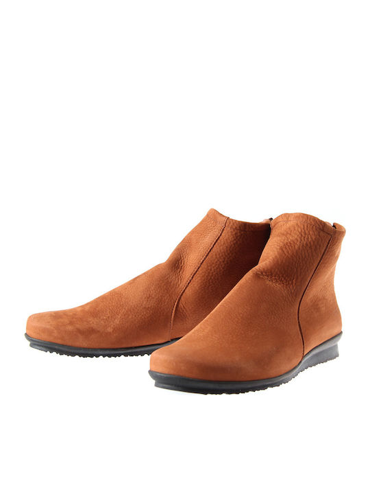 Baryky Leder Stiefeletten Damen Tabac Braun