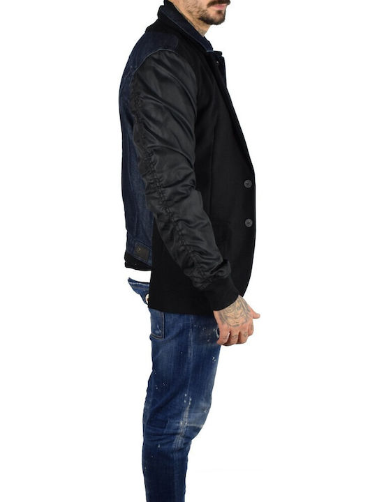 Seven 7 Denim Men's Winter Jacket Black