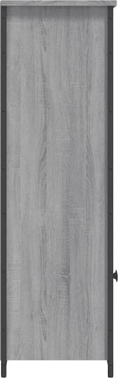 Grey Sonoma Bookcase 62x32x103.5cm