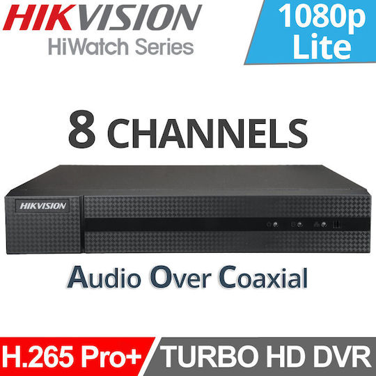 Hikvision HiWatch Înregistrare video DVR 8 canale cu rezoluție HD HWD-5108MH(S)