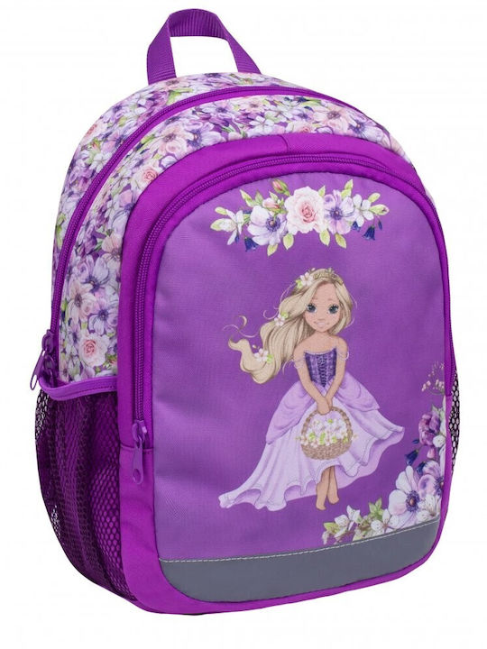 Belmil School Bag Backpack Kindergarten in Purple color