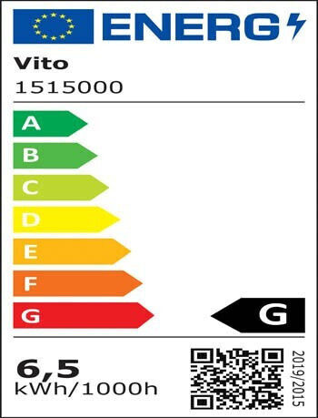 Vito LED Bulb 6.5W for Socket E14 and Shape C37 Warm White 520lm Dimmable