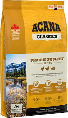 Acana Prairie Poultry 9.7kg Dry Food for Dogs Gluten Free with Poultry