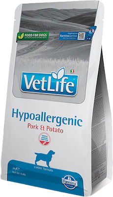 Farmina Vet Life Hypoallergenic 2kg Trockenfutter für erwachsene Hunde mit Schweinefleisch