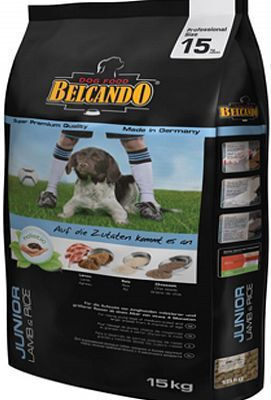 Belcando Junior Lamb & Rice 15kg 15kg Dry Food for Puppies of Medium & Large Breeds with Rice and Lamb