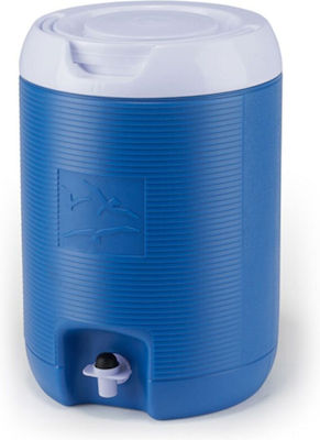 Behälter mit Wasserhahn Thermosflasche Kunststoff Blau 8lt