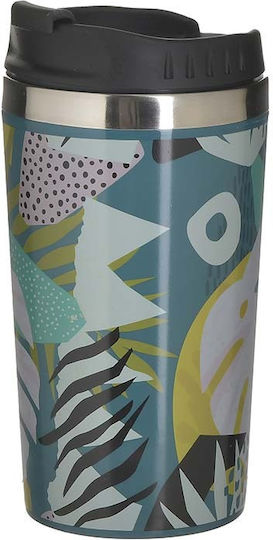 Click Click Thermosflasche Rostfreier Stahl 350ml Hellblau