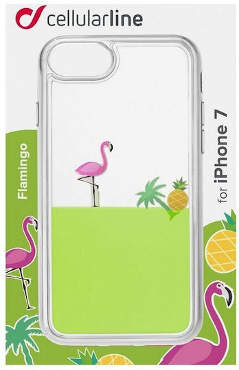 Cellular Line Flamingo Umschlag Rückseite Silikon Mehrfarbig (iPhone SE 2022/2020/8/7)