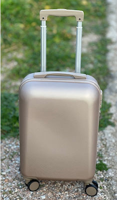 Riniotis Travel Suitcase Hard Golden with 4 Wheels