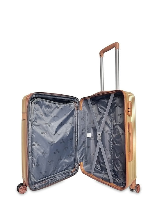 Hunter Medium Abs-pc Ithaki Champagne Suitcase