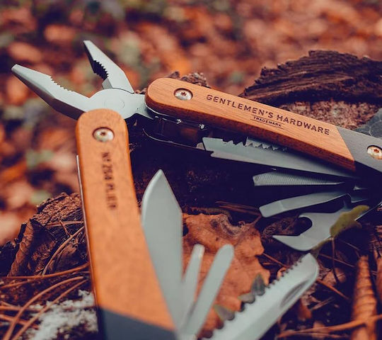 Gentlemen's Hardware Multitool Plier Kraft Πολυεργαλείο 12 εργαλείων Γκρι