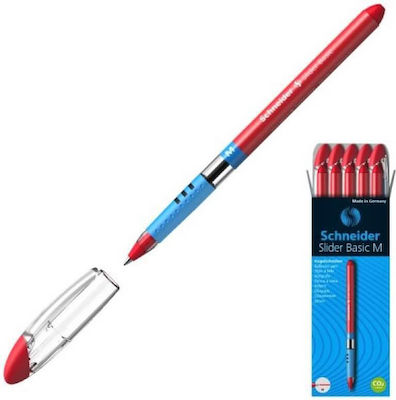 Schneider Slider Basic M Pen Ballpoint with Red Ink