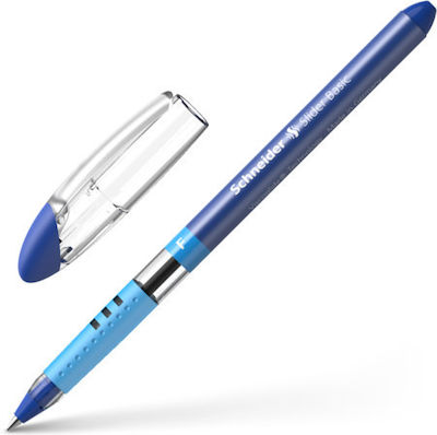 Schneider Slider Basic F Stift Kugelschreiber mit Blau Tinte