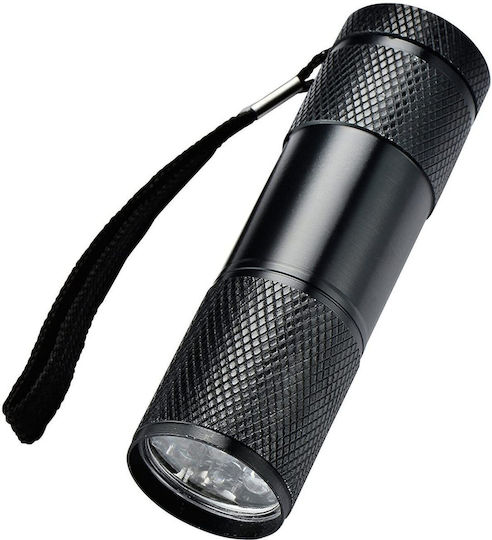 Linkax Lanternă LED Lumini de lucru și de sit, UV Blacklight 9 LED Negru