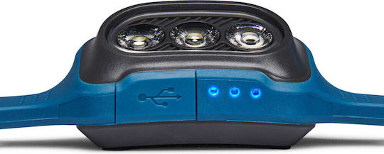 Black Diamond Rechargeable Headlamp LED IPX4 with Maximum Brightness 325lm Deploy 325
