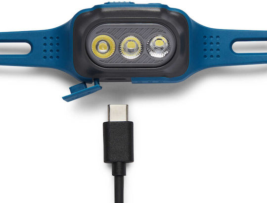 Black Diamond Rechargeable Headlamp LED IPX4 with Maximum Brightness 325lm Deploy 325